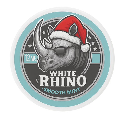 White Rhino Smooth Mint 12MG (Christmas Pricing)