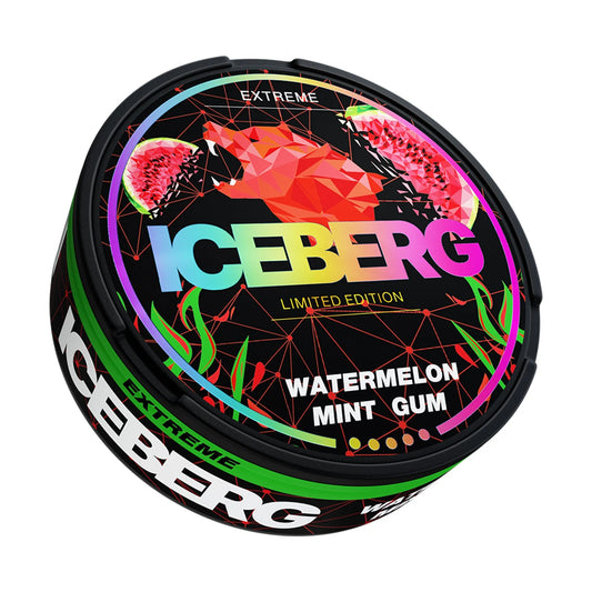 Iceberg Extreme Watermelon Mint Gum - 50mg