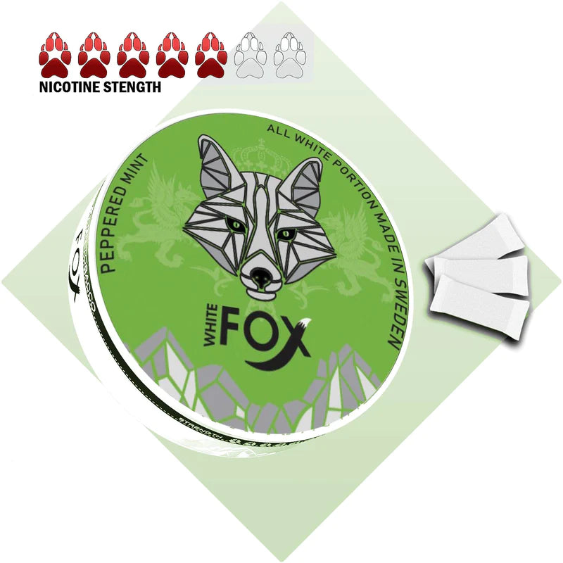 White fox peppered mint 16mg